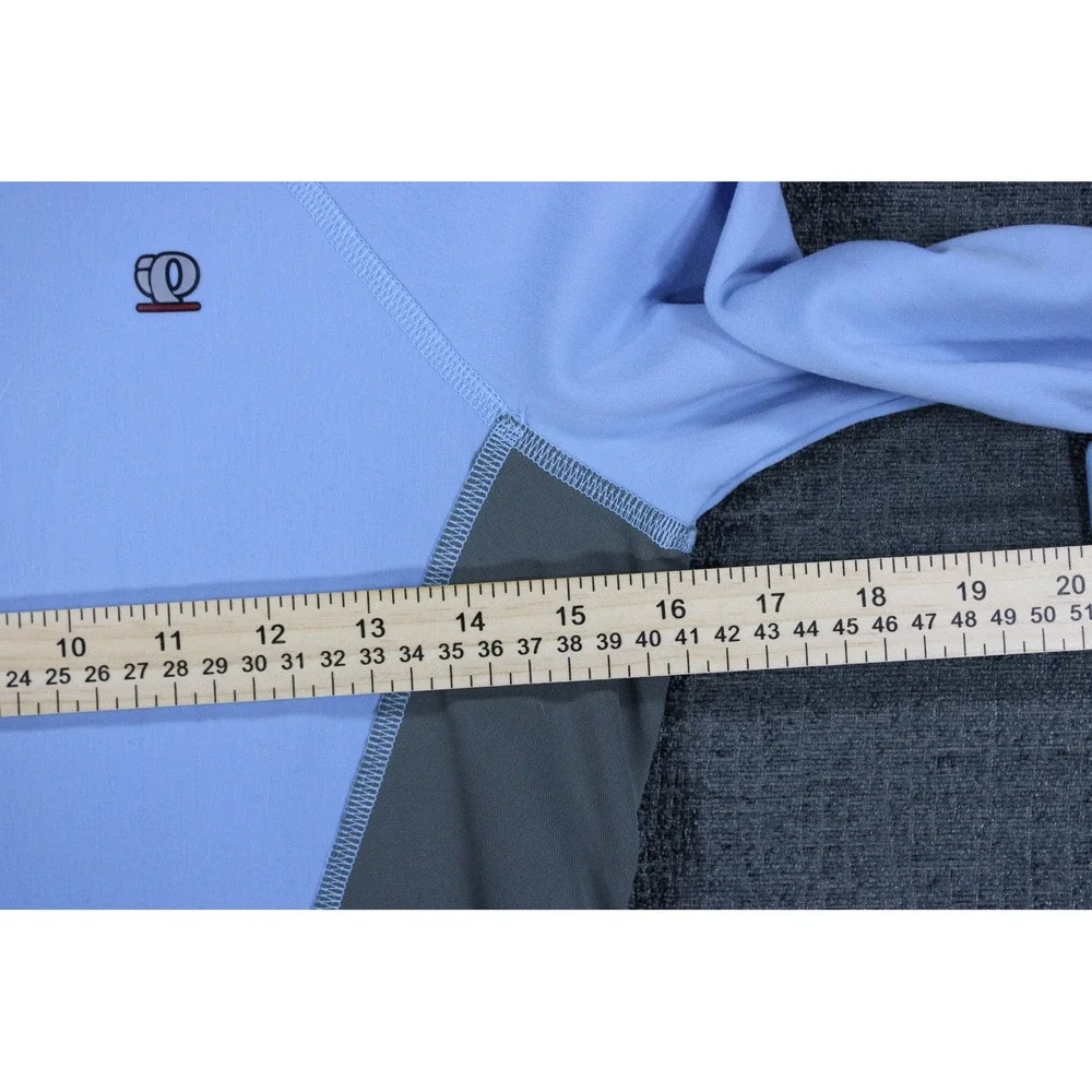 Pearl Izumi Womens Cycling Jacket Blue Gray Long Sleeve Full Zip Medium 4909